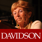2013 Holocaust survivor Susan Czernyak-Spatz speaking (photo courtesy of Rev. Rob Spach)