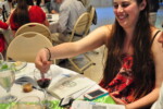 2012 Seder Ten Plagues, Ellie Diamant '15 depicted (photo courtesy of Rev. Rob Spach)