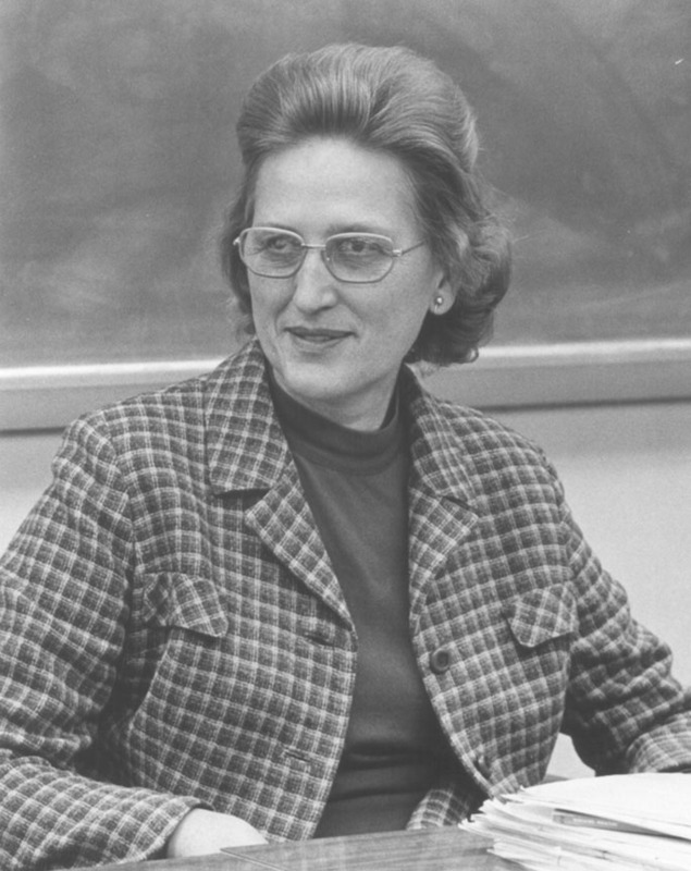 Dr. C. Louise Nelson became the first female instructor to reach the rank of full professor, in the Department of Economics.