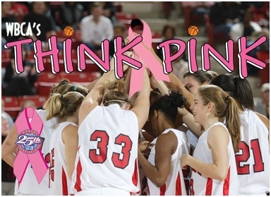 2008 Women's Basketball Think Pink Promotional Poster