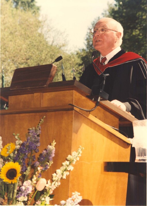 Dean Will Terry Gives Commencement Speech