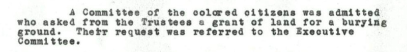 Transcribed Board of Trustees minutes from June 19, 1889