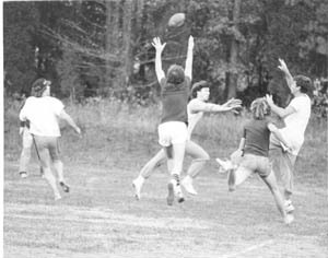 Men’s Flickerball game