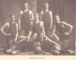 Seven Payers of the 1909 Basketball Team