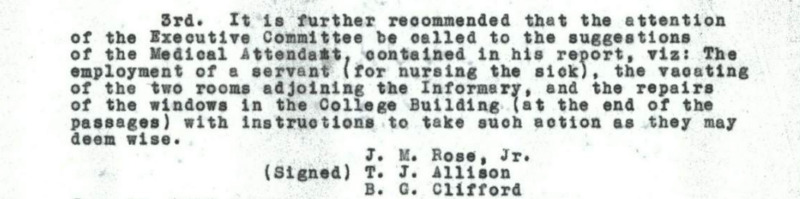 Transcribed Board of Trustees minutes from June 14, 1887