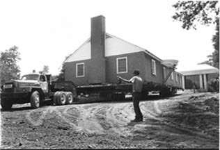 Moving a Patterson Court house in order to make room for Vail Commons