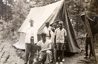 Ken Norton and Scout Troop 75, courtesy of Davidson College Archives.