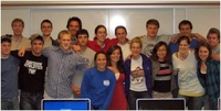Students from Dr. Chartier’s Math 210: Mathematical Modeling pose together for a picture in Spring 2010.