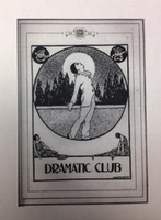 Display of Dramatic Club section in Quips and Cranks (1924)