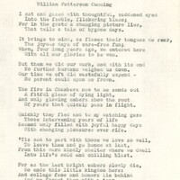 Senior Class Poem – 1921