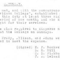 Transcribed faculty minutes from May 5, 1855