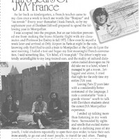 Junior Year Abroad