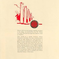 Woodrow Wilson and Davidson College Pamphlet page 4