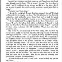 Second page of a short story titled "Possessions"