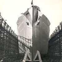 Launching of the U.S.S. Davidson Victory in Portland, Oregon