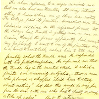 A handwritten page of a letter written by William Waller Carson in 1918
