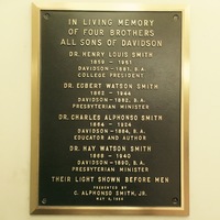 Plaque in Memory of Smith Brothers