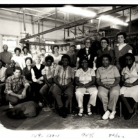 Members of the Davidson College laundry pose for a picture. 