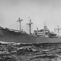 The U.S.S. William Lee Davidson at sea.
