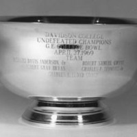 1969 General Electric College Bowl that was awarded to Davidson College