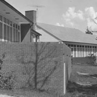 A back view of Patterson Court houses.
[est. 1960s]