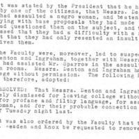 Transcribed faculty minutes from April 3, 1863