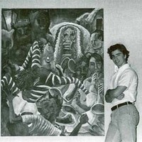 Student with art