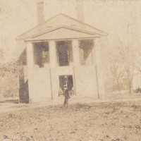 The front of the old chapel in the1870s