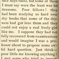 Commencement guest conveys disappointment with Davidson men, 1887