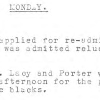Transcribed faculty minutes from October 27, 1856