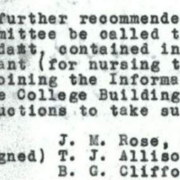 Transcribed Board of Trustees minutes from June 14, 1887