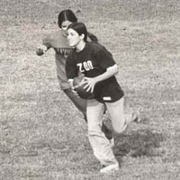 Women’s flickerball game