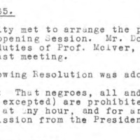 Transcribed faculty minutes from September 30, 1865