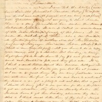 First page of Pinckney Chambers letter