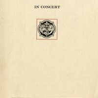 Davidson Glee Club in concert program cover for the 1927-1928 season