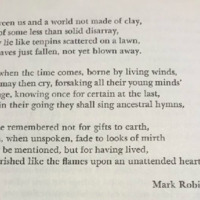 Poem from the Inklings that details the somber loss of American lives overseas.