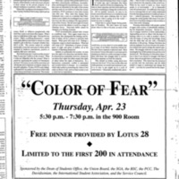 &quot;COLOR OF FEAR&quot;