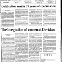 The integration of women at Davidson