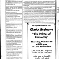 Gloria Steinem &quot;The Politics of Sexuality&quot;